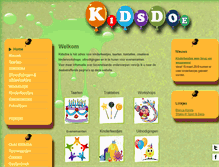 Tablet Screenshot of kidsdoe.nl